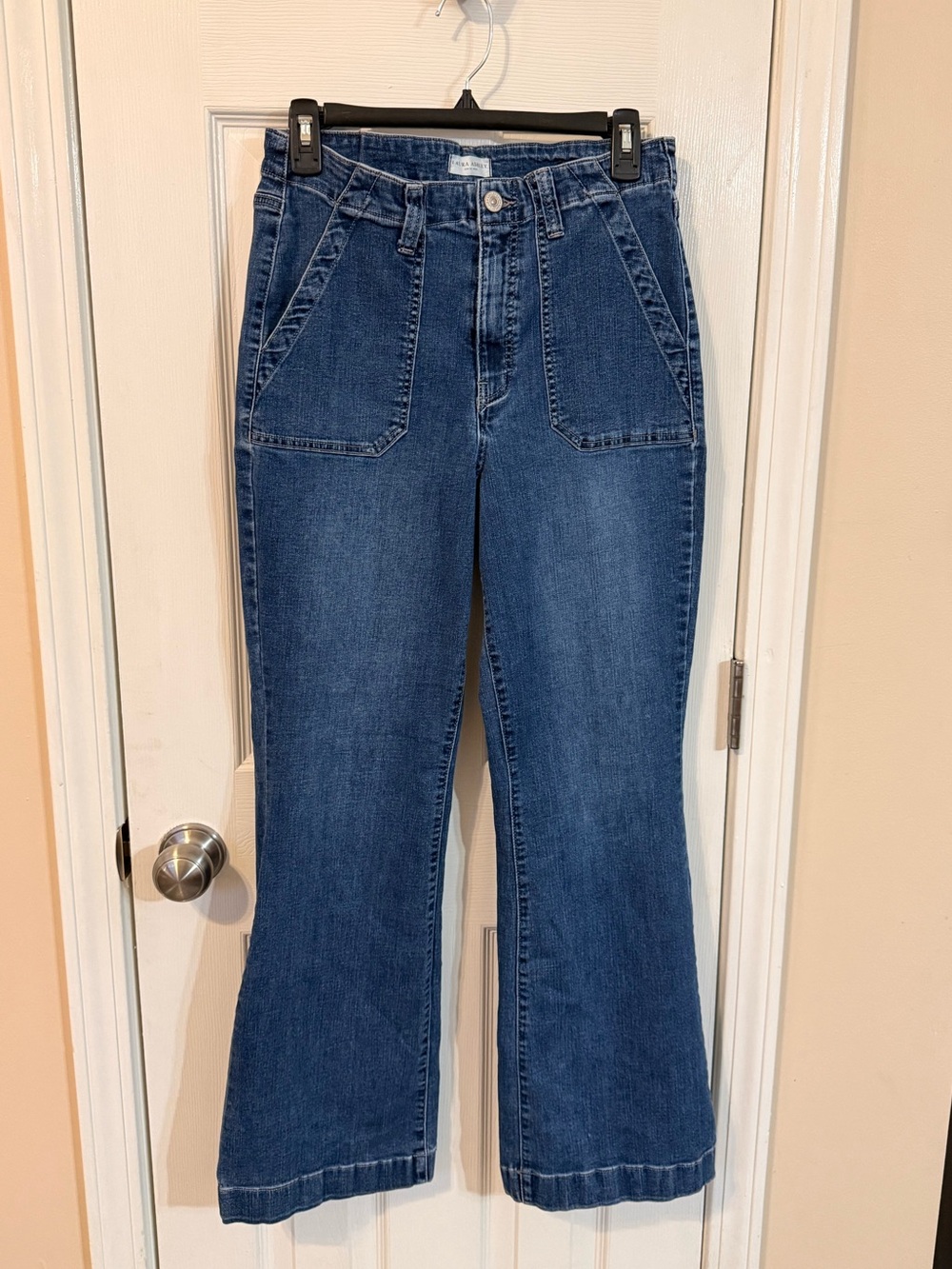 Laura Ashley Classic High-Rise Wide-Leg Women’s Jeans - Dark Blue size 10/30